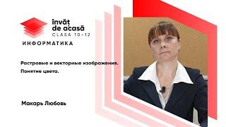 10й класс; Информатика; "Растровые и векторные изображения. Понятие цвета"