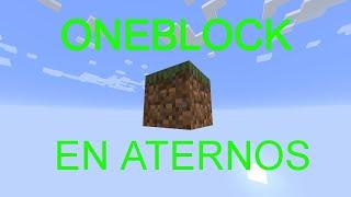 Como Crear Un servidor De Oneblock en aternos!