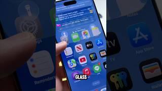 Liquid Glass is CRAZY!  #apple #ios26