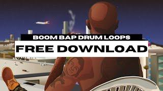 ROYALTY FREE ALL TIME HIP HOP/BOOM BAP DRUM LOOPS