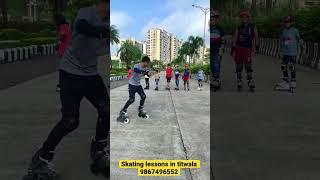 Skilful-Skating Lessons #skater #inlineskating #kidsskating #skating_coach #slalomskating #sunday