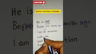 Spot These Common Grammar Mistakes and Fix Them Fast! #shorts #short  #english #education  #grammer