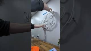 Installing a custom Neon Sign in my setup #neonsigns #neonsign