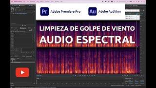 Limpieza de Golpe de Viento con Audio Espectral⎪Premiere Pro⎪Audition⎪Tutorial⎪Tip