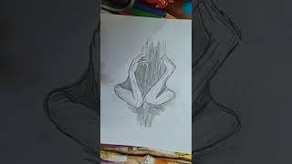 girls sketch||AK talented artist‍ motivational