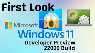 Windows 11 Build 22000.51 First Look 