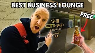 [Full Tour] Etihad Business Class Lounge - It's CRAZY!