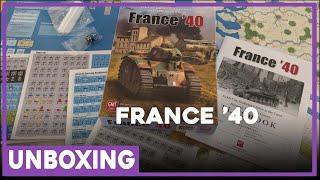 Unboxing | France '40 | GMT Games | The Players' Aid