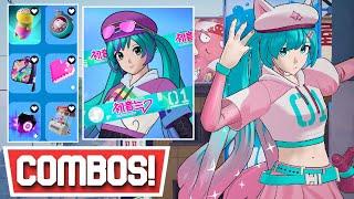 *NEW* BEST NEKO HATSUNE MIKU SKIN COMBOS [SEASON 7 FESTIVAL PASS]! | Fortnite