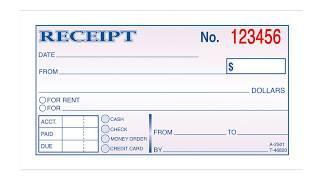 Rent Payment Receipt: Property Management Forms