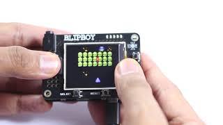 Electronut Labs Blipboy - a gaming shield for Blip nRF52840