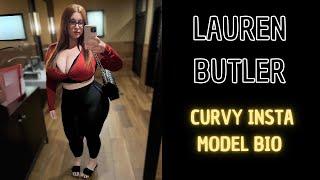 Meet Lauren Butler - American Plus Size Fashion Model - Curvy Insta Woman Bio - Try on Haul Guide