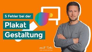 Plakatwerbung gestalten: Die 5 größten Fehler (2024)