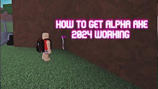 How to get Alpha Axe in Lumber tycoon 2 ALPHA AXE 2024 WORKING