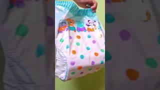 Preparing a Rearz Critter Caboose diaper for putting it on as review