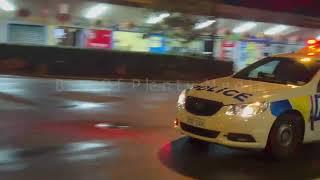 New Zealand Police and Dog Unit Responding | Wet & Rainy