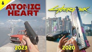 Atomic Heart vs Cyberpunk 2077 — детали и сравнение физики