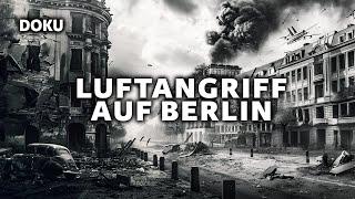 Luftangriff auf Berlin (Angriff auf Deutschland, 2. Weltkrieg, Berlin 1945, Originalaufnahmen)