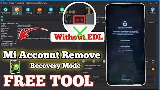 All Xiaomi Mi Account Remove Tool 2023 || Mi Account Unlock Tool 2023 || Sideload Mode ||Relock fix