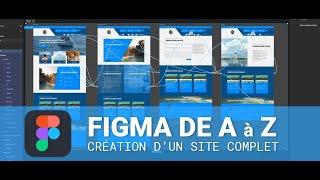 Tuto Création d'un site de voyage de A à Z avec Figma