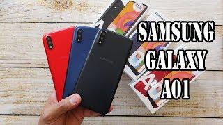 Samsung Galaxy A01 unboxing | camera, face unlock, antutu benchmark