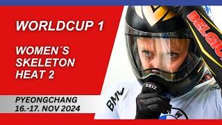 IBSF WORLDCUP 1 Pyeongchang - Women's Skeleton - Heat 2