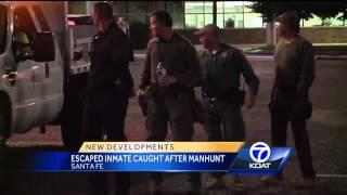 Escaped Inmate Caught After Manhunt