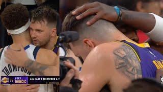 Luka Doncic shows love to Kyrie Irving and all of Mavs after the game