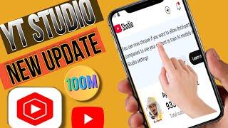 Yt studio You can now choose if you want to allow third-party companies_