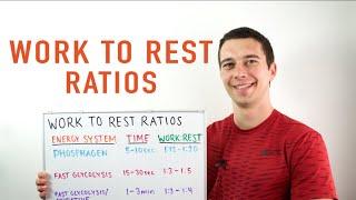 NSCA CSCS Work to Rest Ratio Explained! (ATP/PCr, Anaerobic Glycolysis, Oxidative Energy Systems)