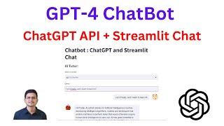 Building a GPT-4 Chatbot using ChatGPT API and Streamlit Chat (with Code)