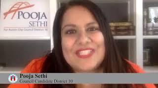 District 10 Candidate Pooja Sethi