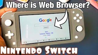 Nintendo Switch: How to Surf the Internet? Where is Web Browser?