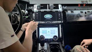 ZF-2006 installation guide- Range Rover Sport L494 Climate panel upgrade AC touch panel LCD screen