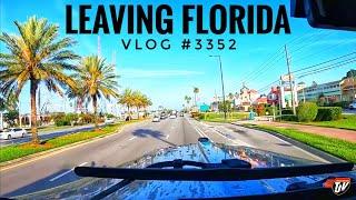 LEAVING FLORIDA | My Trucking Life | Vlog 3352