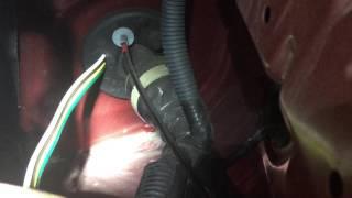 How to bring run wire wires from the Engine Bay to the cab FJ Cruiser cabin 12V DC power lead