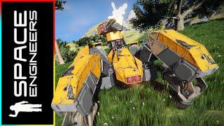 The SP1D3R Hexapod Mech!! - Space Engineers