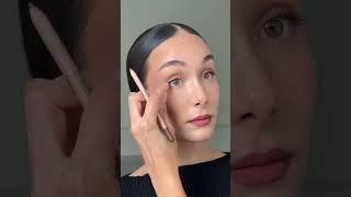 Trying Hailey Bieber’s EXACT eyeliner and application technique  : #shorts #short #Melis
