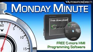 Free C-more HMI Programming Software - Monday Minute at AutomationDirect