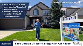 Welcome Home To 8894 Jordan Ct. North Ridgeville, Ohio - ON THE MARKET!