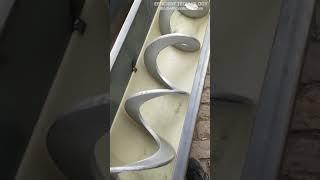 shaftless screw conveyor for Sludge