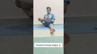 How to sit sukasana