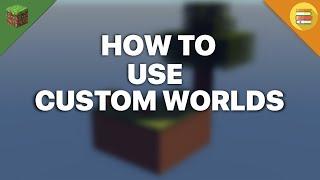 How to upload custom worlds to your Minecraft server