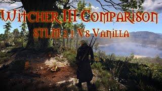 The Witcher 3 - STLM 2.1 Mod VS Vanilla Graphics Comparison - All Regions