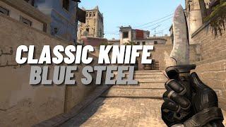  Classic Knife Blue Steel | CSGO Skin Showcase