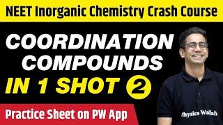 COORDINATION COMPOUNDS in One Shot (Part 02) - All Concepts, Tricks & PYQs | Class 12 | NEET