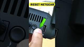 How To Reset Netgear Router