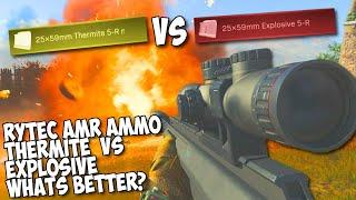 Rytec AMR Sniper, Explosive Rounds Vs Thermite What's Better In Warzone? - Modern Warfare