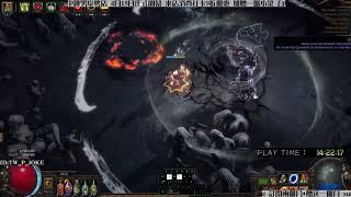 【Old P】3.6  Vaal Ancestral Warchief, Uber Elder kill ,75lv Berserker, 瓦爾先祖戰士長,75LV