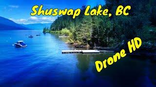 Shuswap Lake Dock Drone Flight ~Beautiful BC Canada